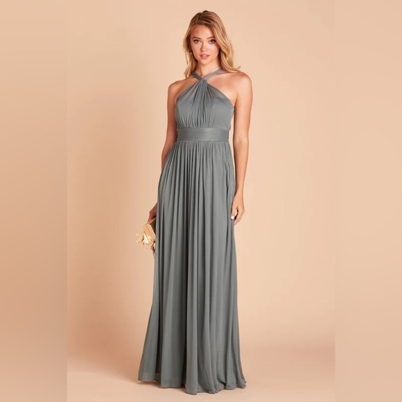 NWT Birdy Grey Kiko Dress in Mesh Sea Glass - Picture 1 of 6